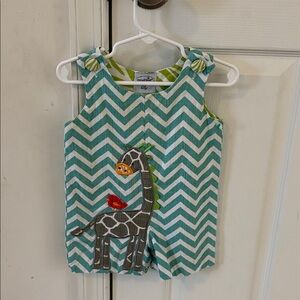 Mud Pie Baby Giraffe Romper